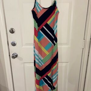 Cato Multicolor Striped Maxi Dress